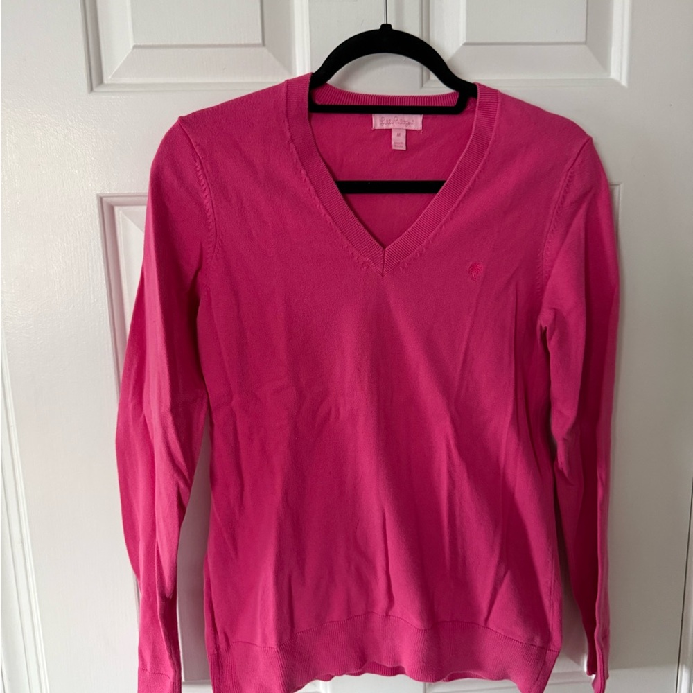 Lilly Pulitzer Fuchsia Knit Top